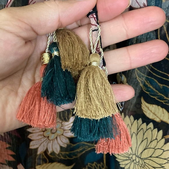 Democracy Multicolor Floral Sheer Blouse - Picture 3 of 3